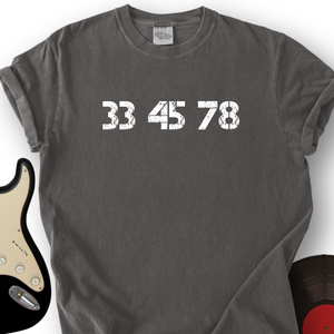 33-45-78 RPM Turntable T-Shirt