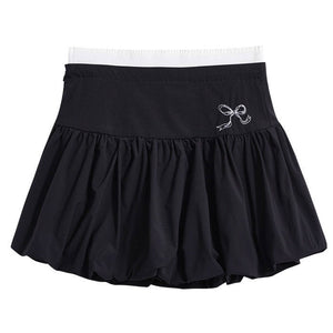 Coquette Aesthetic Balloon Mini Skirt