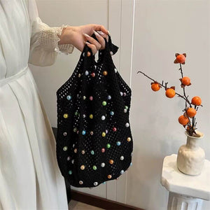 Beaded Crochet Bag