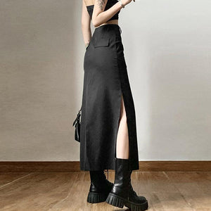 Dark Academia Maxi Skirt