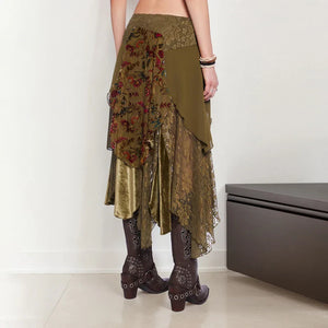 Fairycore Layered Midi Skirt