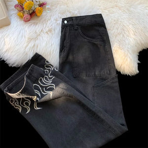 Flame Wide Leg Jeans