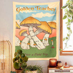 Golden Teacher Wall Tapestry π