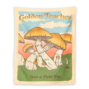 Golden Teacher Wall Tapestry π