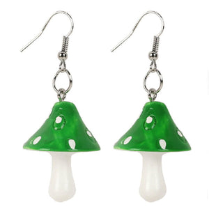 Mushroom Earrings