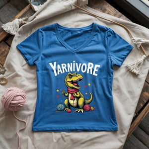 Yarnivore Knitter Lady V-neck