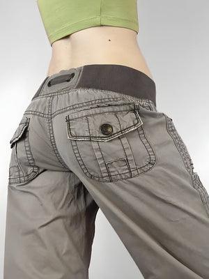 Y2K Low Waist Drawstring Pants