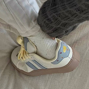Cheese Print Aesthetic Sneakers
