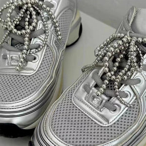 Coquette Pearl Bow Shoe Charms