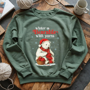 Bearable With Yarns Sweatshirt