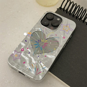 Heart Fireworks iPhone Case