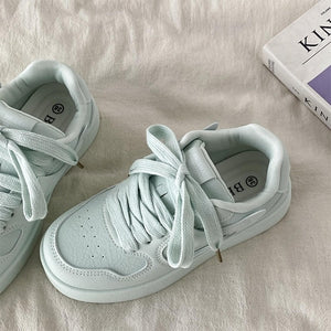 Self Made Skater Sneakers in Mint
