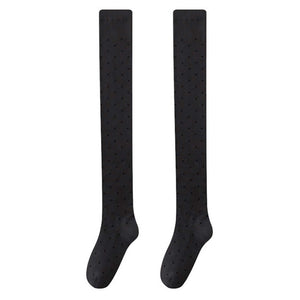 Polka Dot Over-the-Knee Stockings