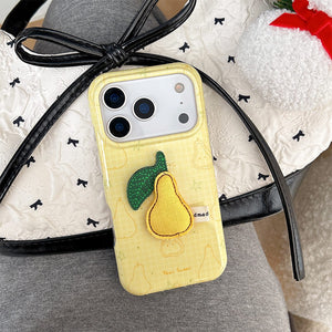 Puffer Pear iPhone Case