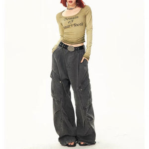 Like A Boy Skater Cargo Jeans