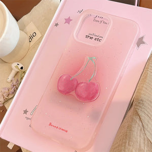 Sweet Attitude Cherry iPhone Case