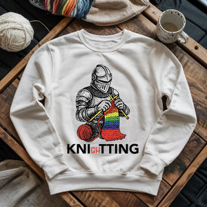 Knight Knitting Sweatshirt
