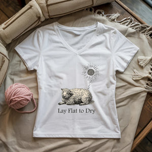 Lay Flat Lady V-neck