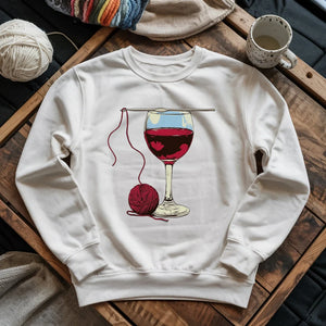 Wine And Yarn Sweatshirt