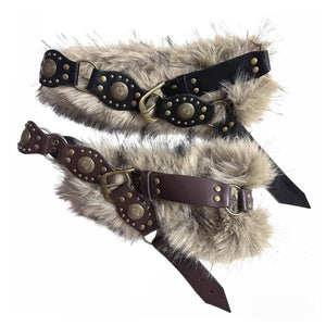 Wild Aura Y2K Fur Belt
