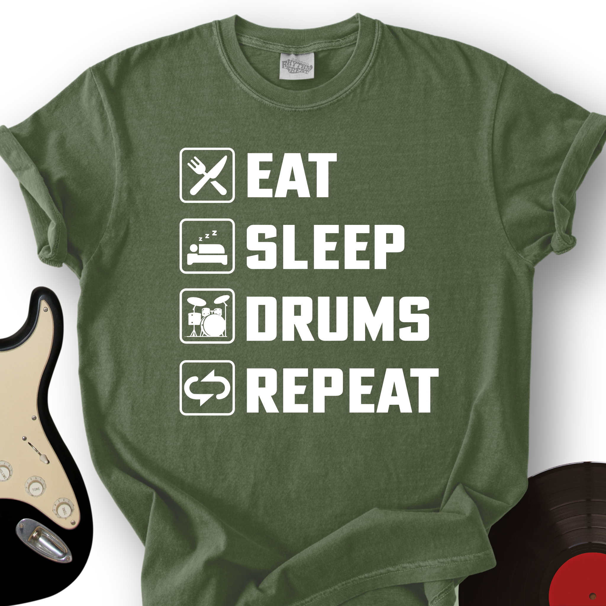 Eat, Sleep, Drums, Repeat T-Shirt
