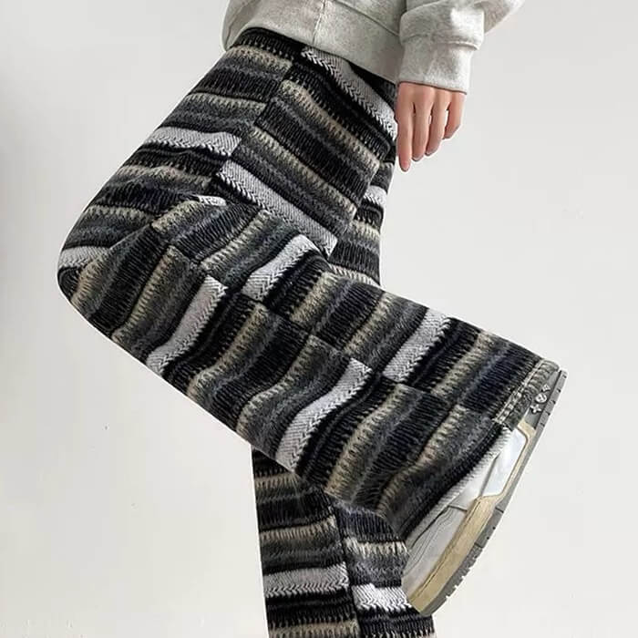 80's Grandma Pants in Black