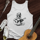 Golden Retriever Guitar Unisex Tank Top