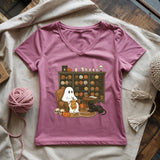 Boo Yarn Lady V-neck