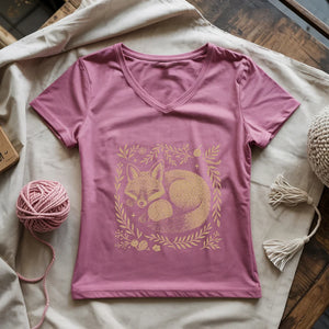 Fox & Yarn Lady V-neck