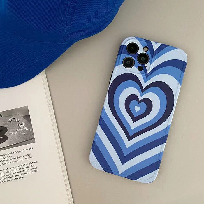 Blue Heart iPhone Case
