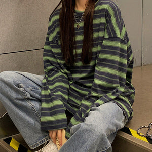 Come As You Are Striped Top