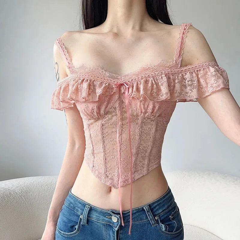 Coquette Lace Crop Top