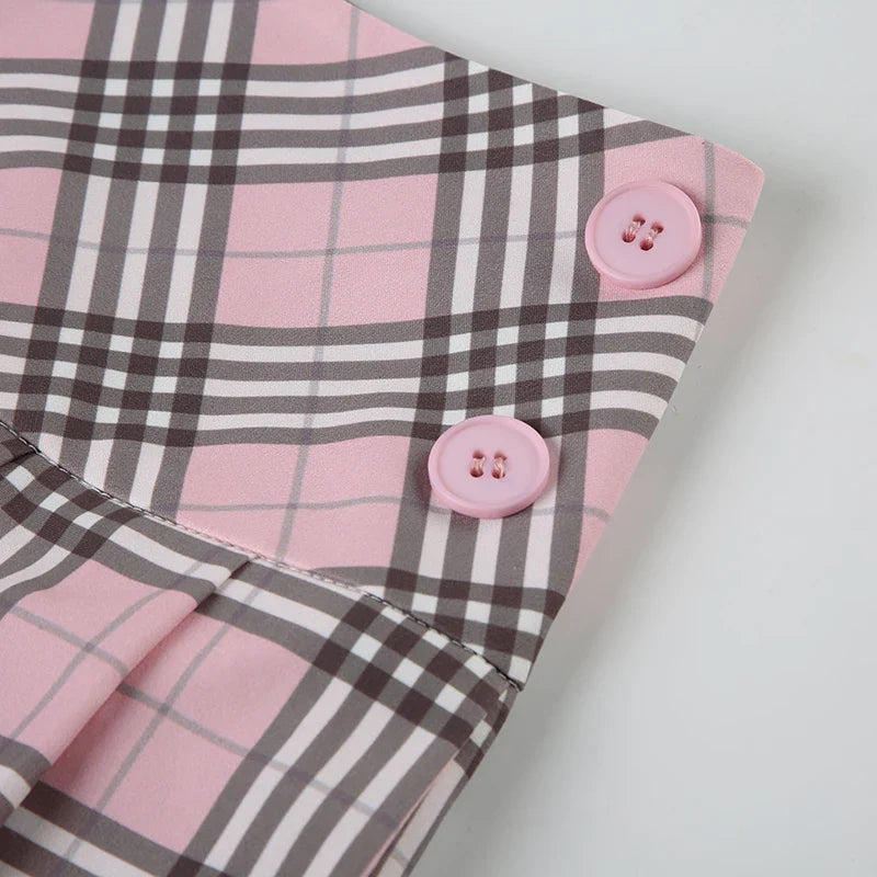 Coquette Plaid Mini Skort