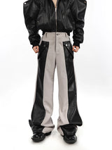 Cyberpunk Faux Leather Pants