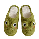 Frog Fuzzy Slippers