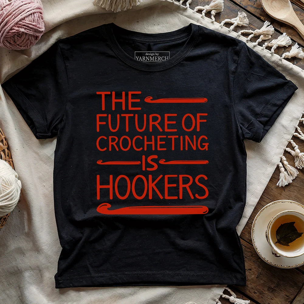 Future Of Crocheting T-shirt