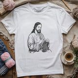 Jesus crochet T-shirt