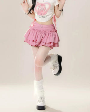 Flirty Babe Ruffle Skirt