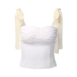 Morning In Paris Bow Tie Top