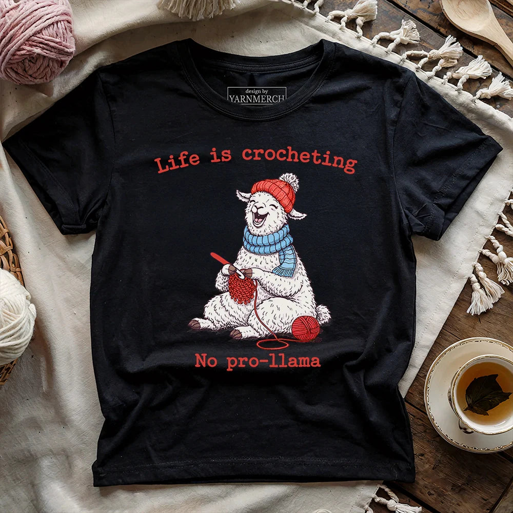 No Pro-llama T-shirt