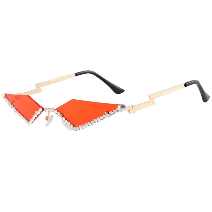 Rhinestone Lightning Sunglasses