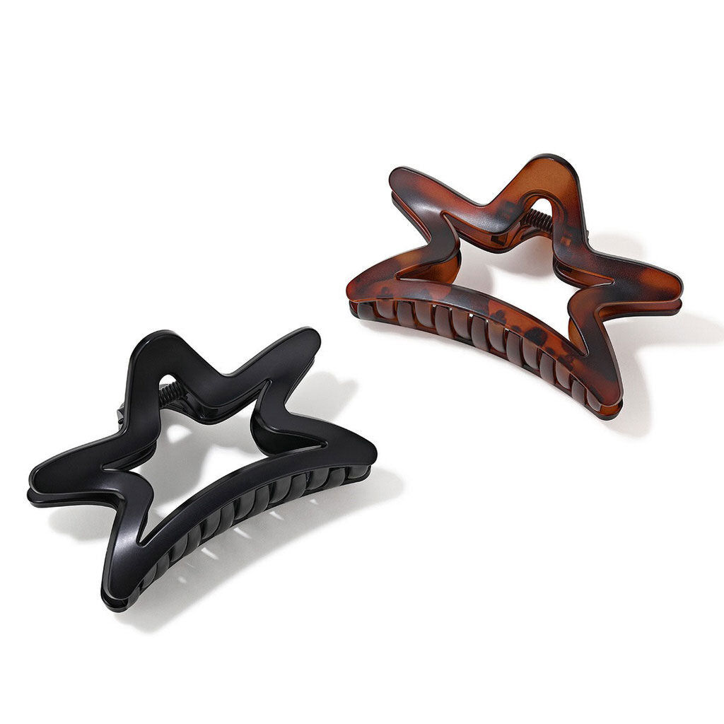 90's Style Star Hair Claw