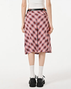 Good Manners Plaid Kilt Skirt