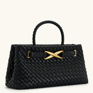 Woven Top Handle Bag