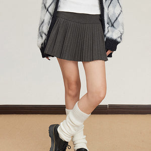 Missed Calls Pleated Skirt