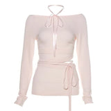 Balletcore Aesthetic Long Sleeve Top