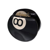 Billiard 8 Ball Hair Clip