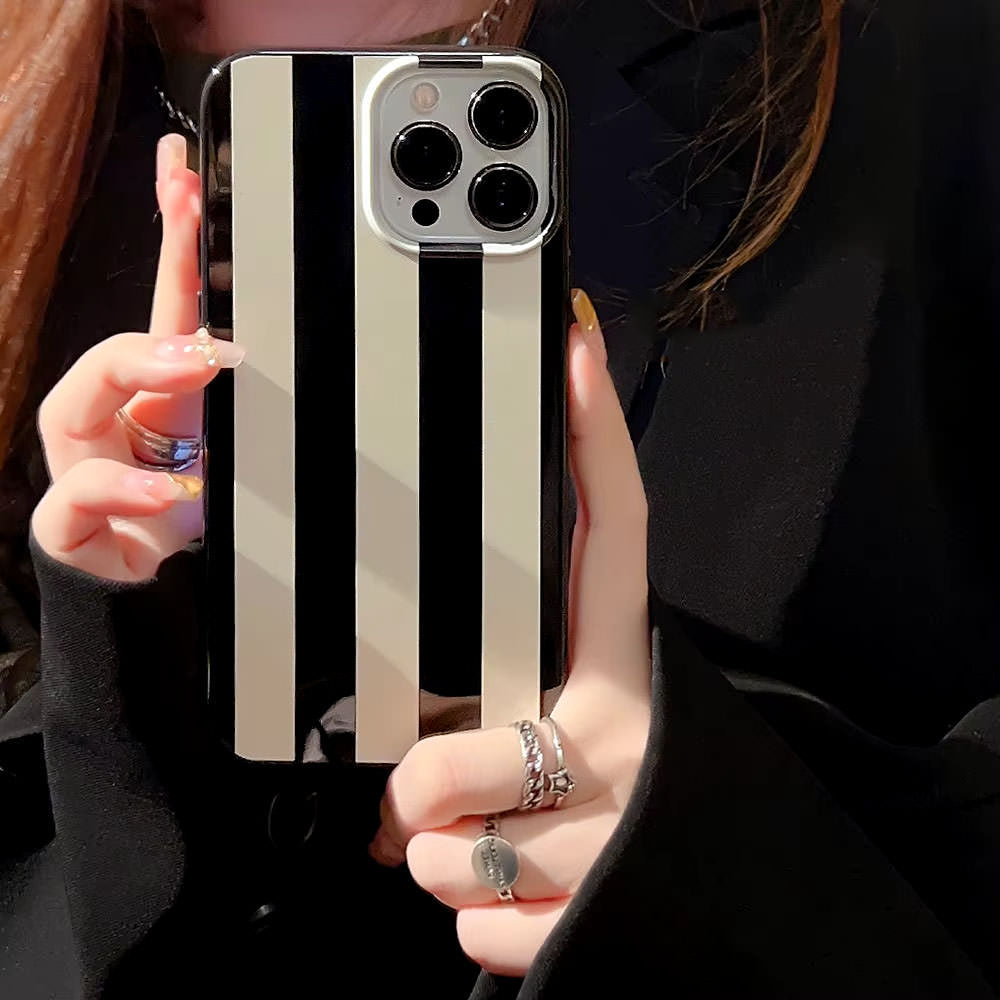 Black & White Striped iPhone Case