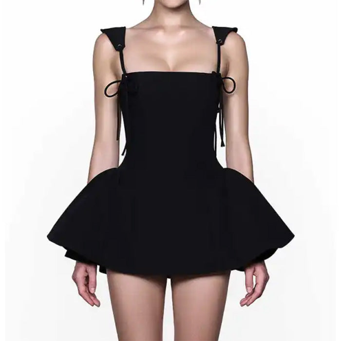 Gardens in Bloom Bow-Tie Mini Dress