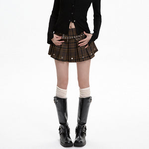 High School Crush Mini Skirt